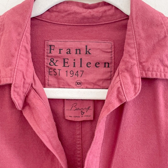 Frank & Eileen Barry Burgundy Button Down Shirt XS - Picture 4 of 7